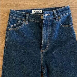 Rolla's High Rise Dark Blue Jeans
